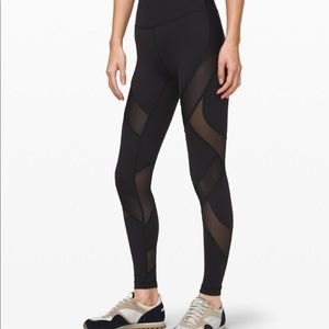 NWOT Mesh Lululemon Leggings
